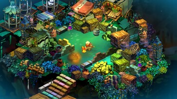 Nella foto: Una schermata di gameplay di Bastion.