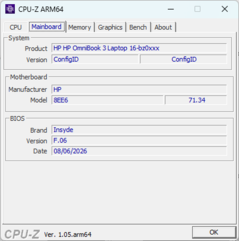 Scheda madre CPU-Z