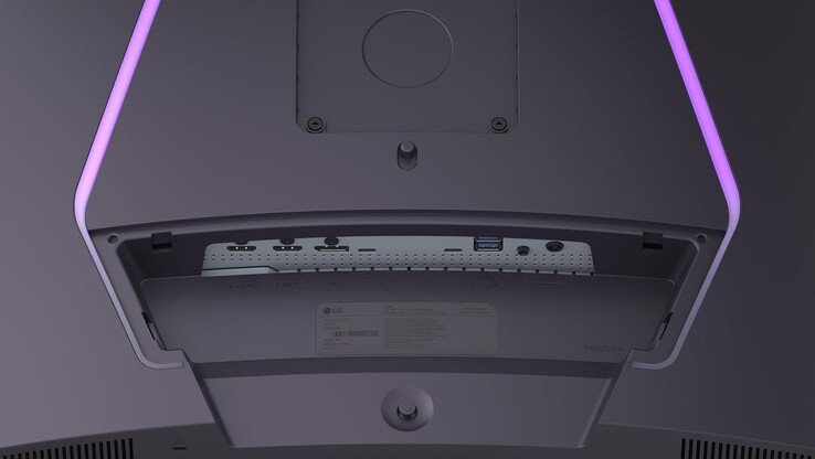 LG UltraGear 37G800A contiene anche un supporto regolabile e un supporto VESA da 100 x 100 mm per l'installazione su supporti di terzi o a parete. (Fonte: LG)