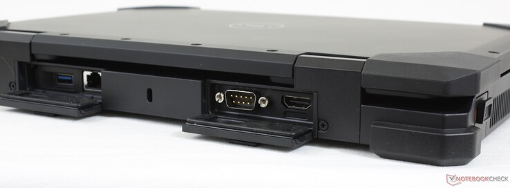 Posteriore: USB-A 3.2 Gen. 1, Gigabit RJ-45, slot di blocco, RS-232, HDMI