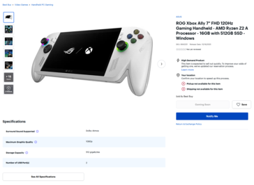 ... ma gli screenshot pubblicati da u/BillboSwagenz sul subreddit r/xbox indicano il contrario. (Fonte: Best Buy)