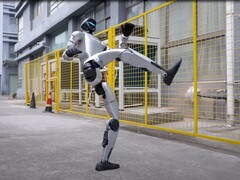 Il robot umanoide G1 di Unitree impressiona con autentiche mosse di kung fu. (Fonte: YouTube / Unitree Robotics)