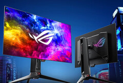 Il ROG Swift OLED PG27AQDP sostituirà il modello PG27AQDM, nella foto. (Fonte: ASUS)