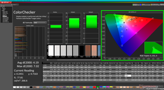 ColorChecker prima della calibrazione (P3)