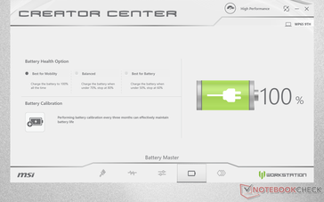 Opzioni di ricarica della batteria simili a quelle offerte dal software Dell Power Manager