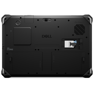 Il Dell Pro Rugged 12 (retro). (Fonte: Dell)