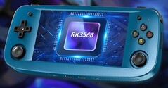 L'Anbernic RG503 ha un display AMOLED da 4,95 pollici e un SoC RK3566. (Fonte: Anbernic)