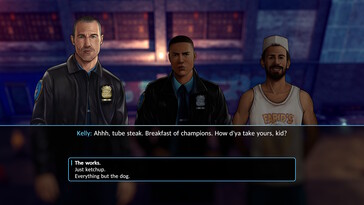 Le scelte guidate dal dialogo rivelano le dinamiche dei personaggi in The Precinct (Fonte: Fallen Tree Games)