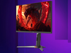 Nitro XV270X funziona a 72 Hz in modalità 5K. Nella foto: un&#039;immagine promozionale del monitor da gioco. (Fonte: Acer)
