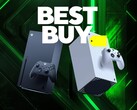 Banner di Best Buy con console Xbox in evidenza
