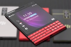 Il rendering del concept BlackBerry Passport 2 fatto dai fan mescola la nostalgia con un look attuale ed elegante. (Fonte: LetsGoDigital/Ts Designer - modificato)