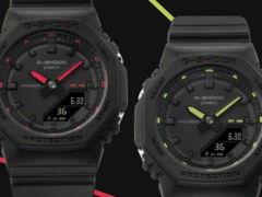 Casio ha rilasciato gli orologi G-Shock GMA-P2100SA-1A1 e GMA-P2100SA-1A2 (nella foto) in Europa. (Fonte: Casio)