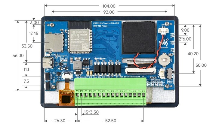 L'ESP32-S3 può essere collegato ad altri dispositivi