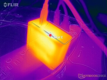 L'adattatore CA può raggiungere i 47 C quando si gioca per lunghi periodi