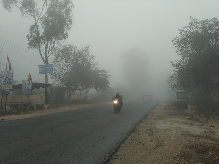 Con la nebbia