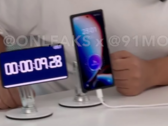 Il video dimostrativo mostra lo smartphone sconosciuto che raggiunge il 10% di carica in 23 secondi, prima di arrivare al 17% in soli 35 secondi. (Fonte immagine: 91Mobiles x @OnLeaks)