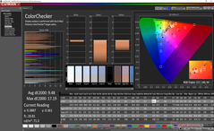 ColorChecker prima della calibrazione