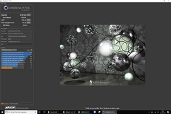 Cinebench R15 con la batteria