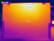 Temperature della superficie inferiore sotto sforzo