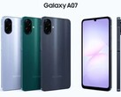 Tre opzioni di colore previste per Galaxy A07. (Fonte immagine: Sudhanshu Ambhore via X)