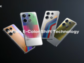 Infinix dimostra la tecnologia E-Color Shift. (Fonte: Infinix)