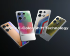 Infinix dimostra la tecnologia E-Color Shift. (Fonte: Infinix)