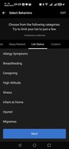 Una schermata dello strumento Garmin Lifestyle Logging. (Fonte immagine: Screenshot)