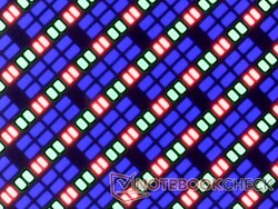Subpixel RGB nitidi su un touchscreen lucido