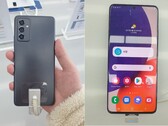 Un "Galaxy A82" in natura. (Fonte: Weibo)
