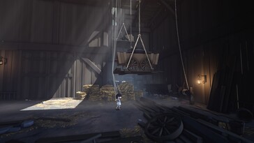 Nella foto: uno screenshot del gameplay tratto da *A Juggler’s Tale*.