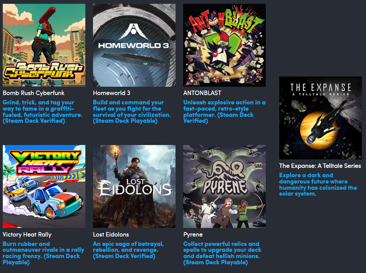 Tutti i giochi inclusi nel bundle IGN Gamescom 2025 (Fonte: Humble Bundle - modifica)
