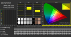 CalMAN ColorChecker calibrato