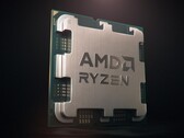 Un rendering del chip che mostra l'aspetto di una moderna CPU AMD Ryzen basata su AM5