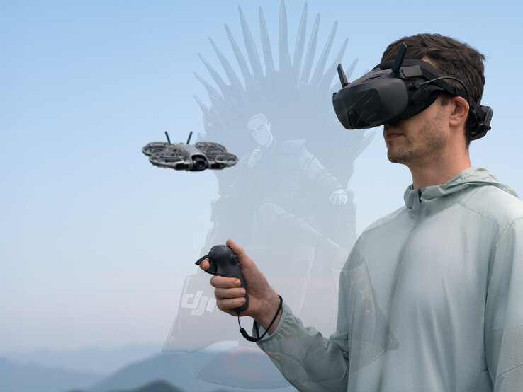 Il DJI Neo 2 in volo con un paio di DJI Goggles N3. (Fonte immagine: via Igor Bogdanov)