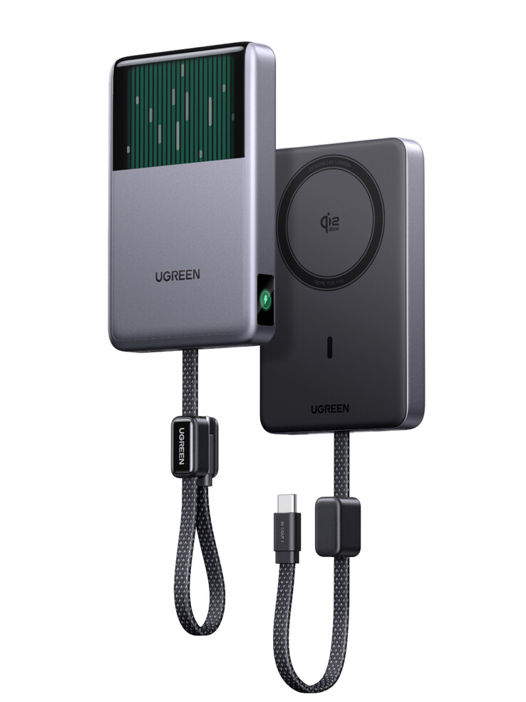 Il power bank magnetico MagFlow Pro è dotato di un display intelligente