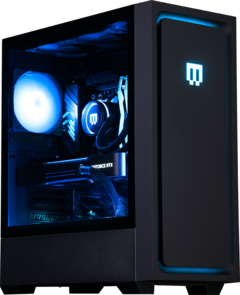 Il telaio MG-1 pre-costruito si distingue per le sue coperture frontali magnetiche personalizzabili (Fonte: Maingear)
