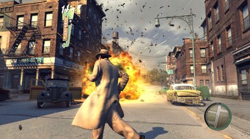 Nella foto: uno screenshot di gioco tratto da Mafia II (Classic).
