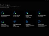 La dashboard dell'app Sicurezza di Windows che mostra il menu "Sicurezza in sintesi".