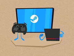 La Steam Machine di Valve vista accanto al controller Steam