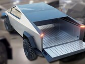 Il Tesla Cybertruck compensa le dimensioni del bagagliaio con un ampio spazio di carico nella parte posteriore. (Fonte: Tesla/TikTok - modifica)