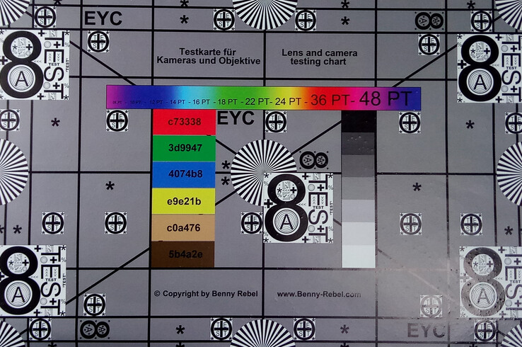 Test chart Doogee S55