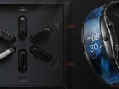 Uno Xiaomi Mi Band X potrebbe sembrare una combinazione di uno dei Mi Band con il Nubia Alpha. (Fonte immagine: Xiaomi/Nubia - modificato)