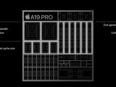 Apple A19 Pro è leggermente più piccolo del suo predecessore (fonte: Apple)