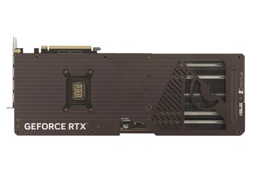 Asus GeForce RTX 5080 16GB GDDR7 Noctua OC Edition backplate. (Fonte immagine: Asus)