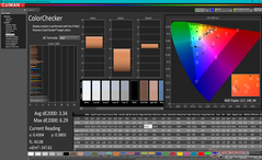 ColorChecker prima della calibrazione