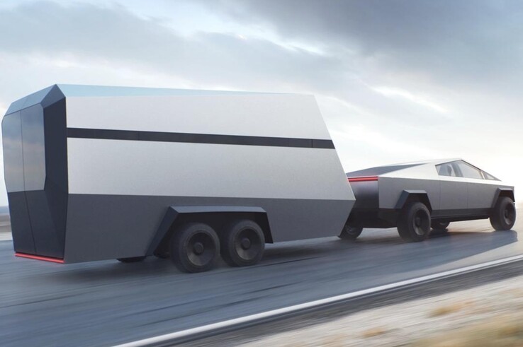 Per quanto riguarda il traino, il Cybertruck ha ottenuto una chiara vittoria contro l'F-150 Lightning, ma le implicazioni in termini di autonomia sono ancora da vedere. (Fonte: Tesla)