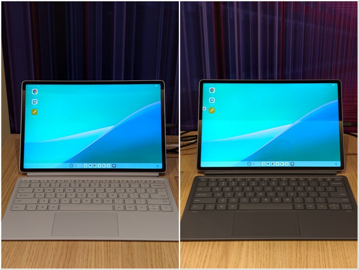 Lenovo Idea Tab Pro Gen 2 nei colori Luna Grey e Cloud Grey.