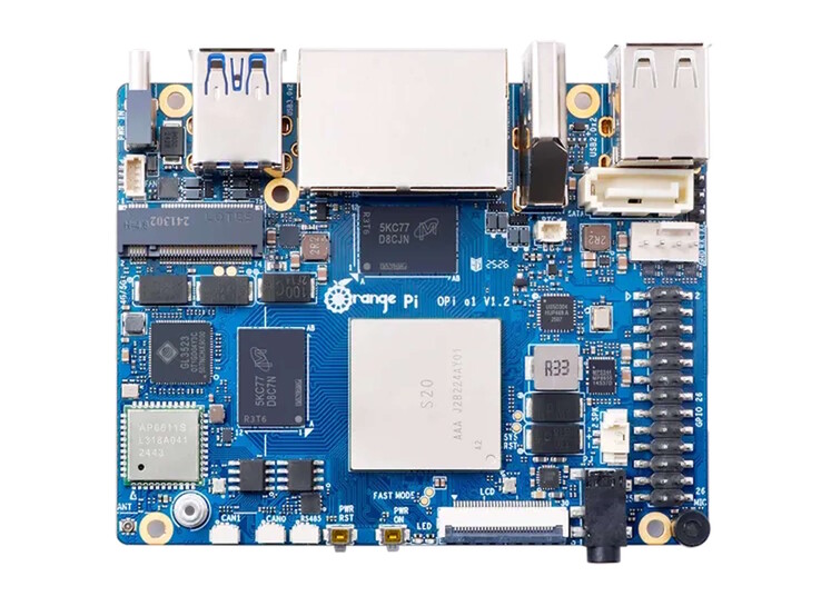 Una caratteristica insolita per un SBC: è incluso un connettore SATA dedicato