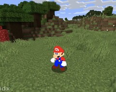 Una mod di Minecraft utilizza il motore del classico Super Mario 64 Jump 'n' Run (Immagine: pdxdylan)