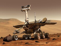 Un'immagine del rover Opportunity su Marte (Fonte: NASA)